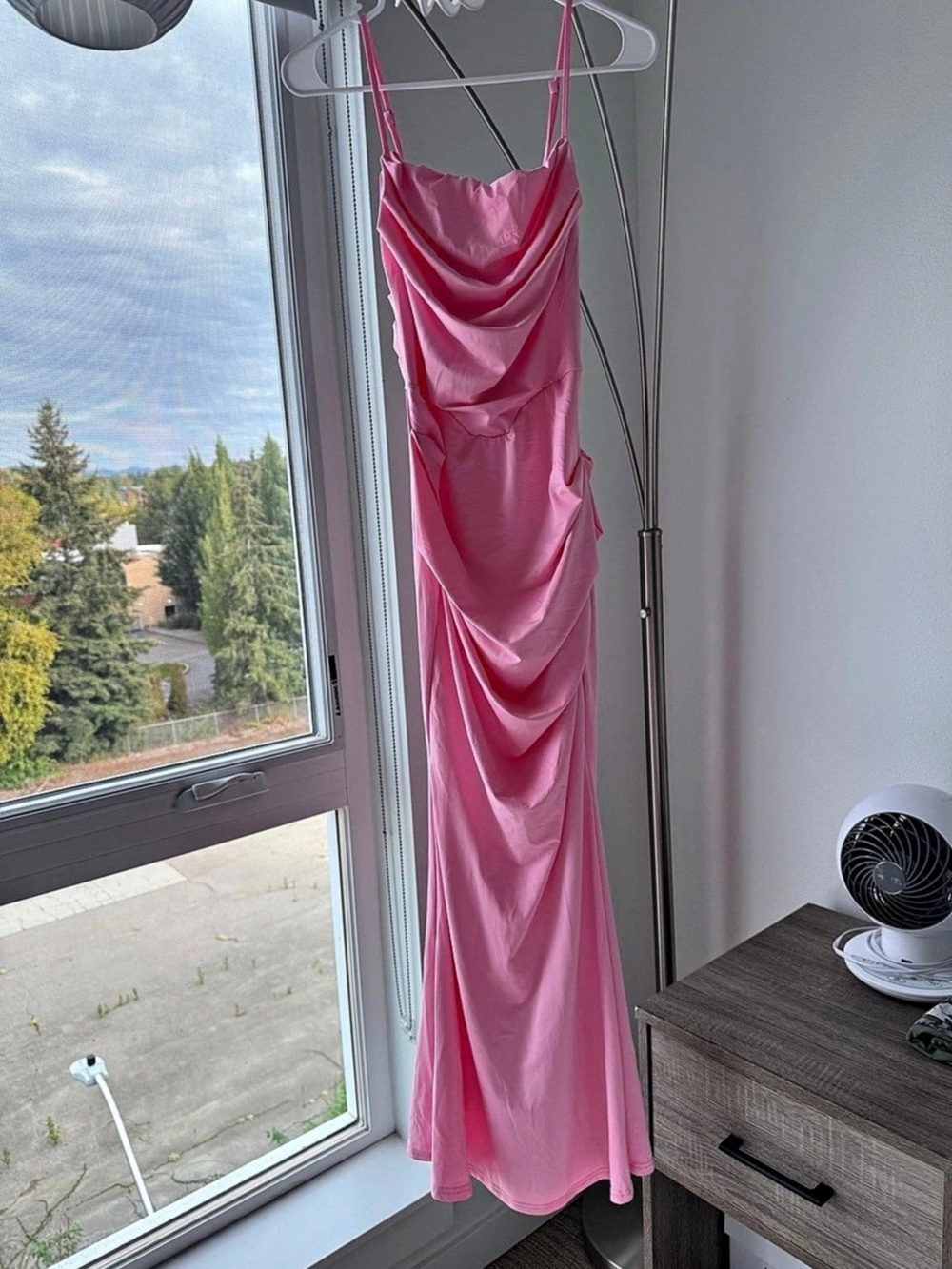 Pink Maxi Long Formal Dress | Size Small